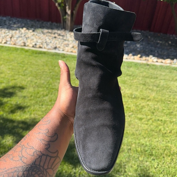 2018 Saint Laurent Chelsea Boats suede wyatt - Picture 3 of 6